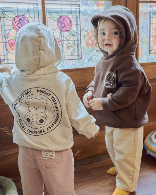 韓國童裝 26秋| OT61 Day Hooded Sweatshirt Kids 上衣