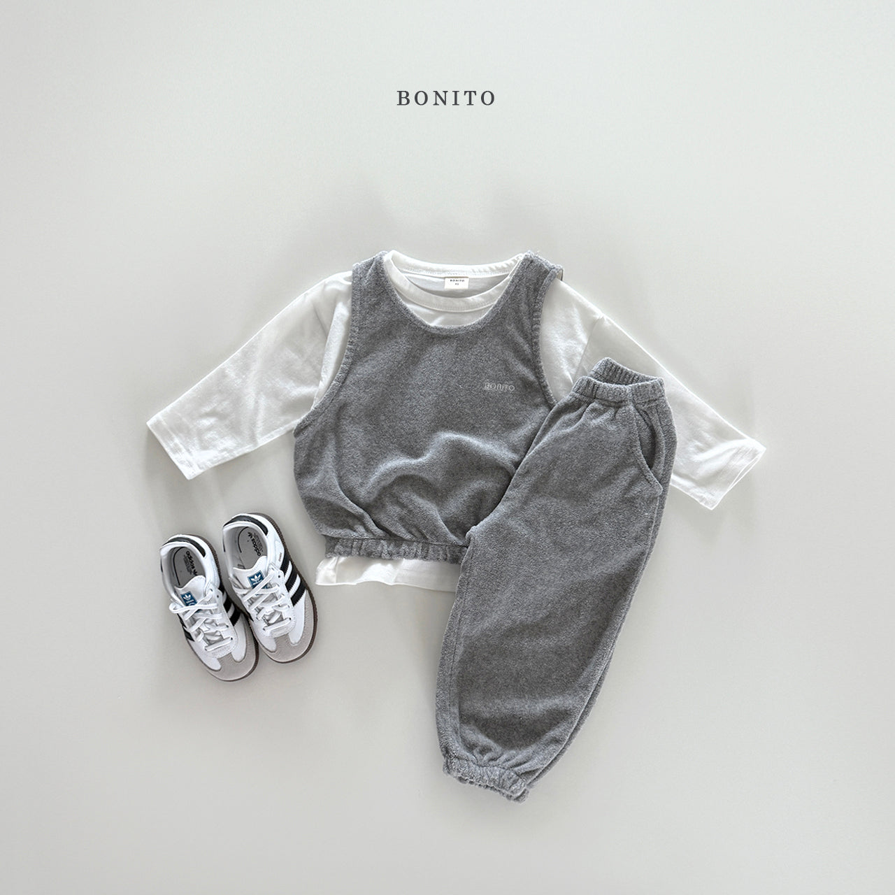 韓國童裝 25秋| BT25313 KNIT MTM  (70-140CM)