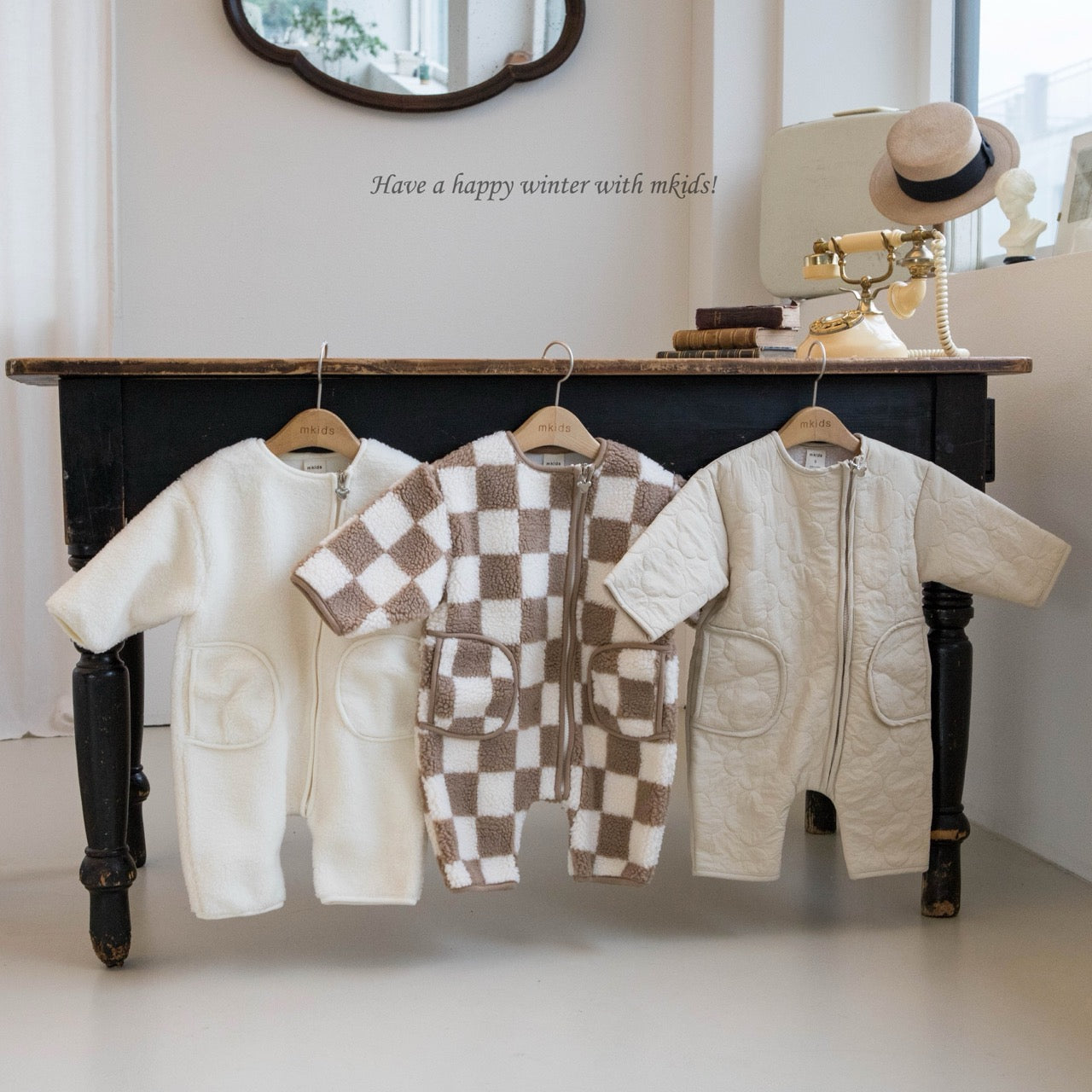 韓國童裝 25秋冬 | MD25410 Baby Suit Warm Warm