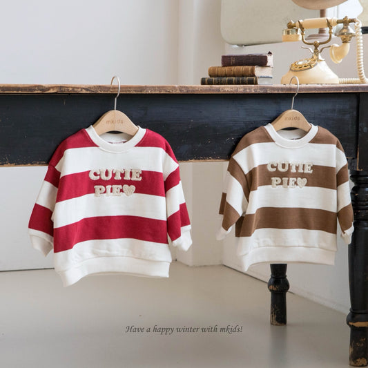 韓國童裝 25秋冬 | MD25462 Stripe MTM