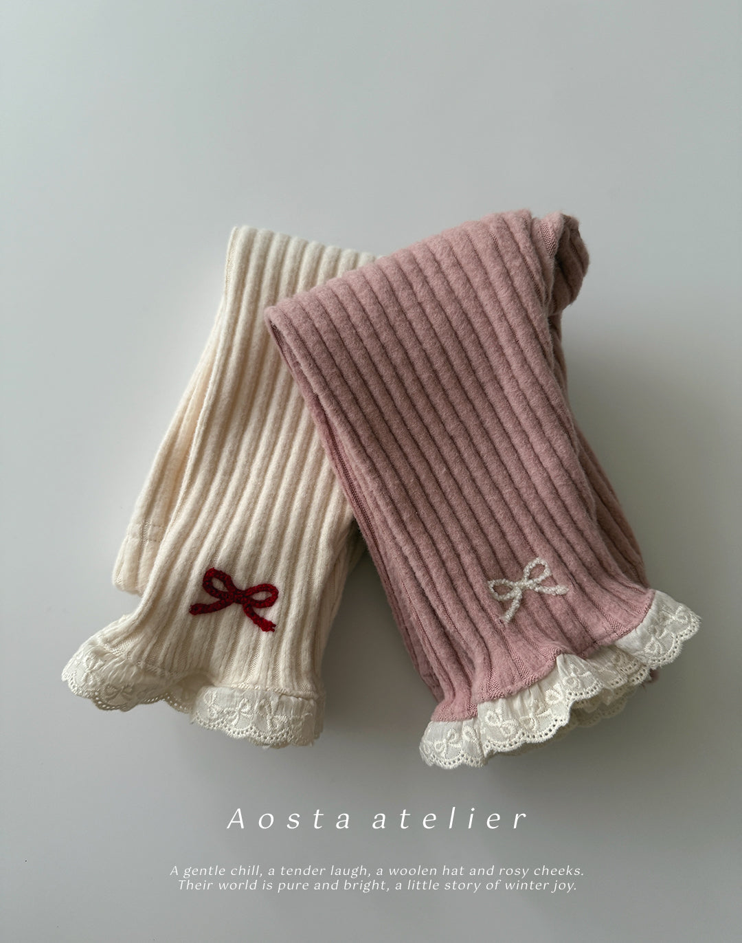 韓國童裝 25秋冬 | AO25403 [Camellia Leggings]