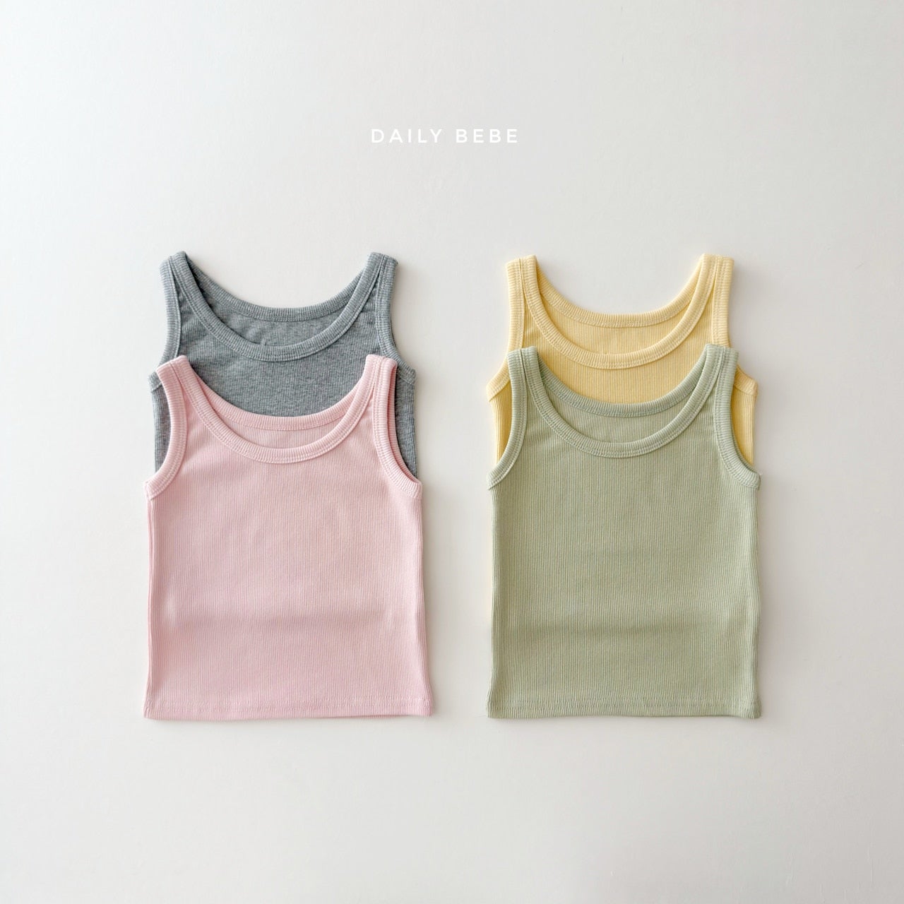 韓國童裝 26夏| DD15 Soft Sleeveless (75-140cm)