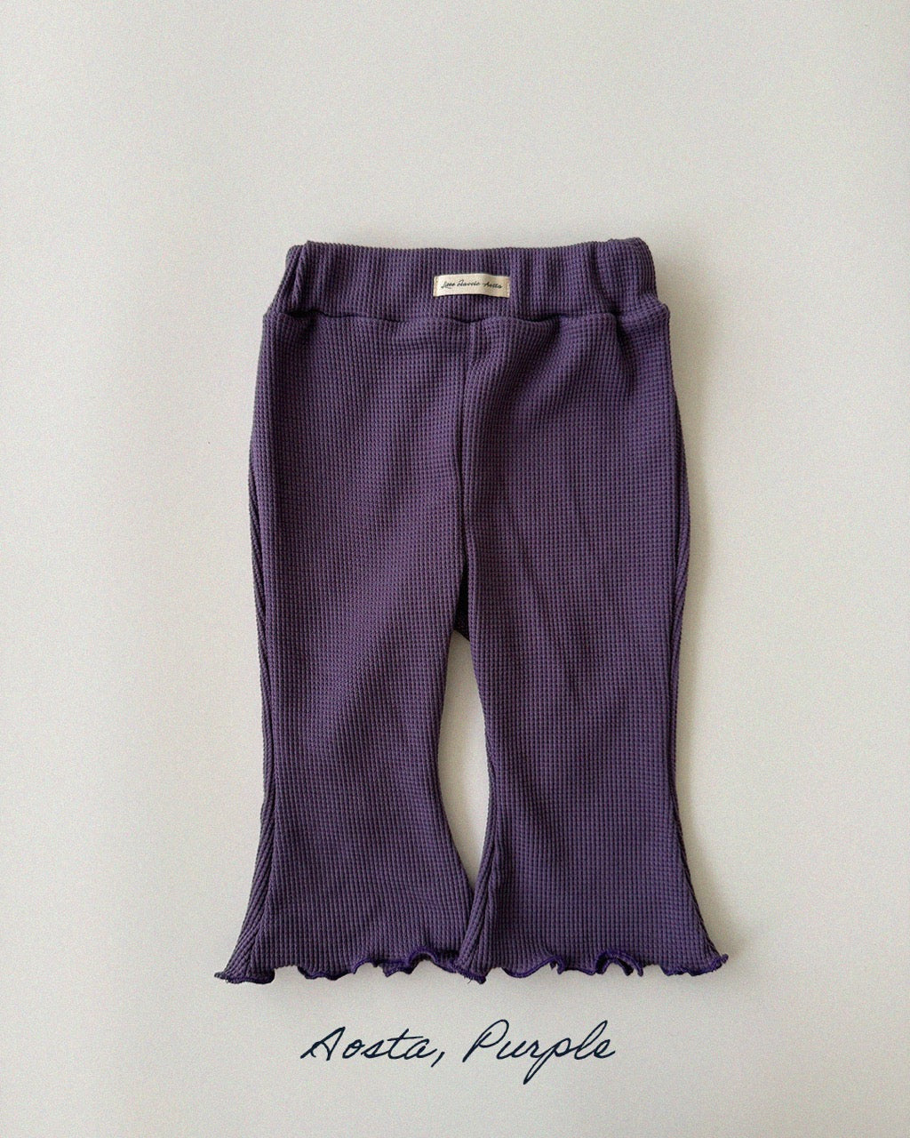韓國童裝 26秋| AO50 Jelly Waffle Pants 褲子 (70-110)