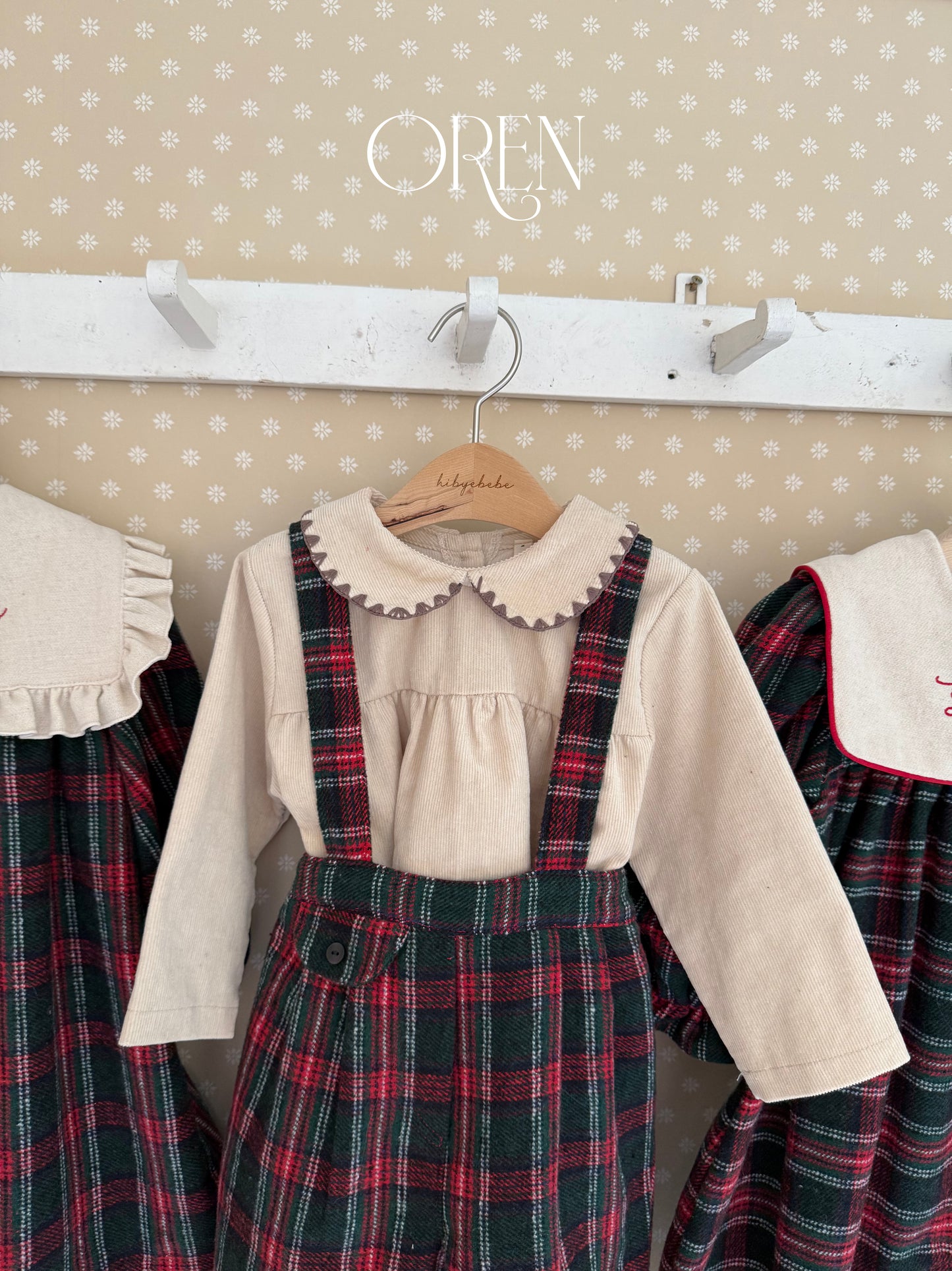 韓國童裝 25秋冬 | OR25504 聖誕款 Melo Blouse