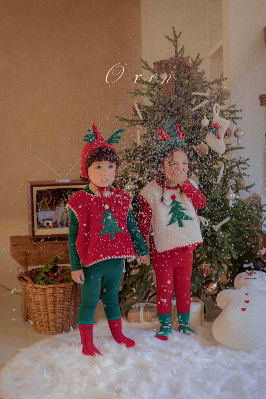 韓國童裝 25秋冬 | OR25508 聖誕款 Christmas Pajamas