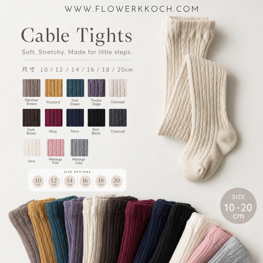 26FW | 秋冬必買 Cable Tights 質感麻花編織褲襪