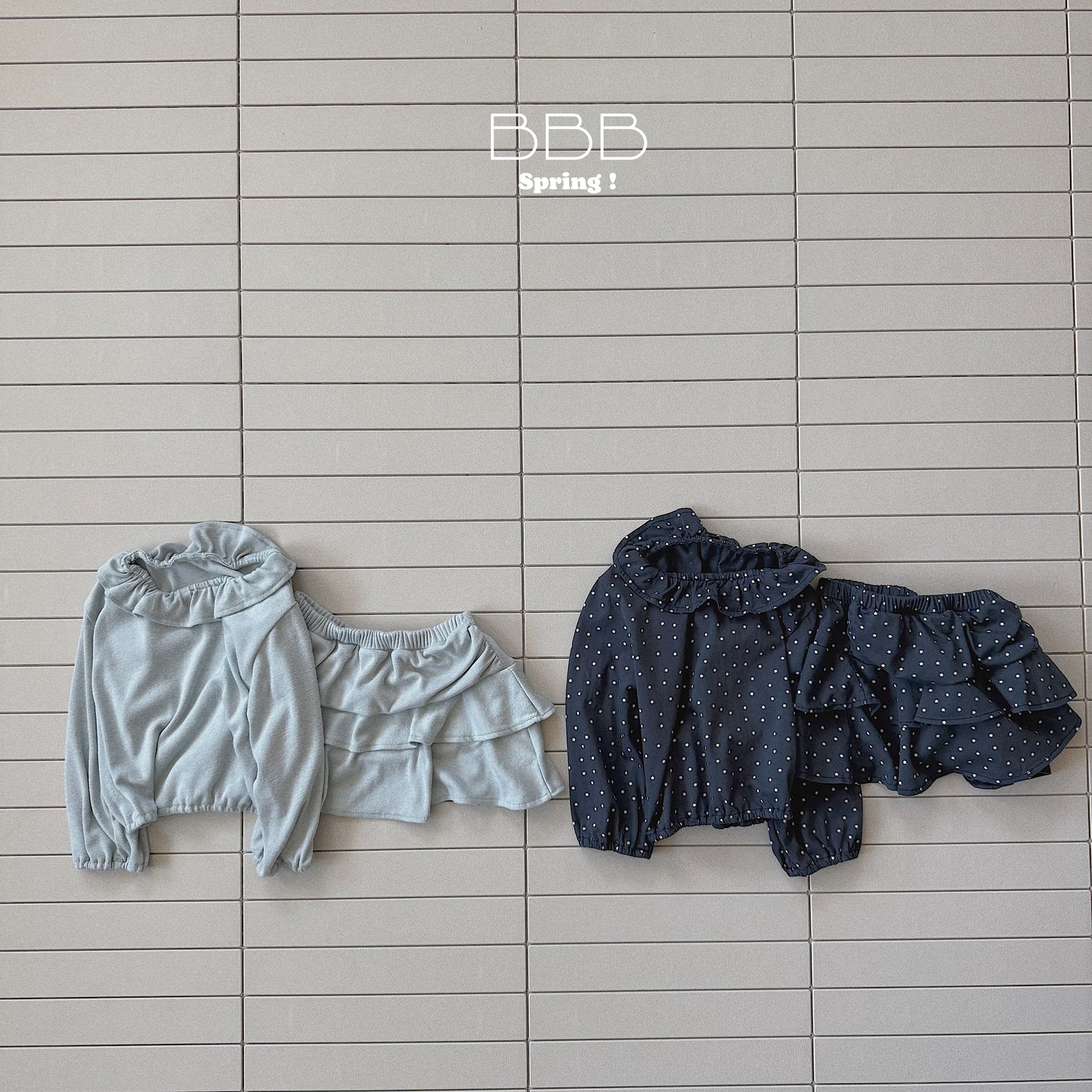 韓國童裝 26春 | BB42 Cancan Skirt Set (70-110cm)