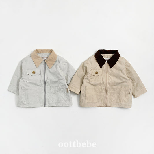 韓國童裝 | OT25323 Coller Jacket