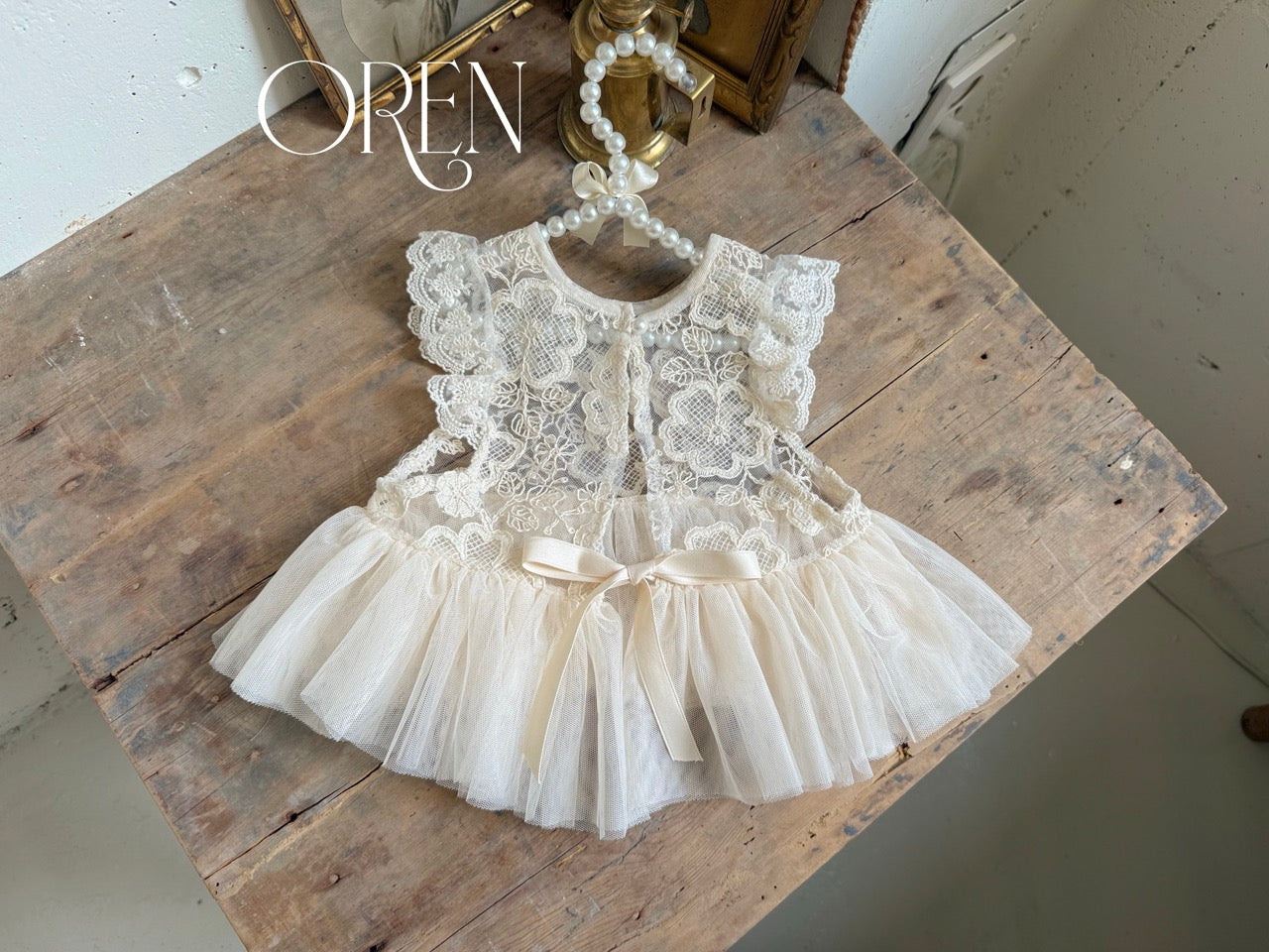 韓國童裝 25秋 | OR25306 Lace Vest