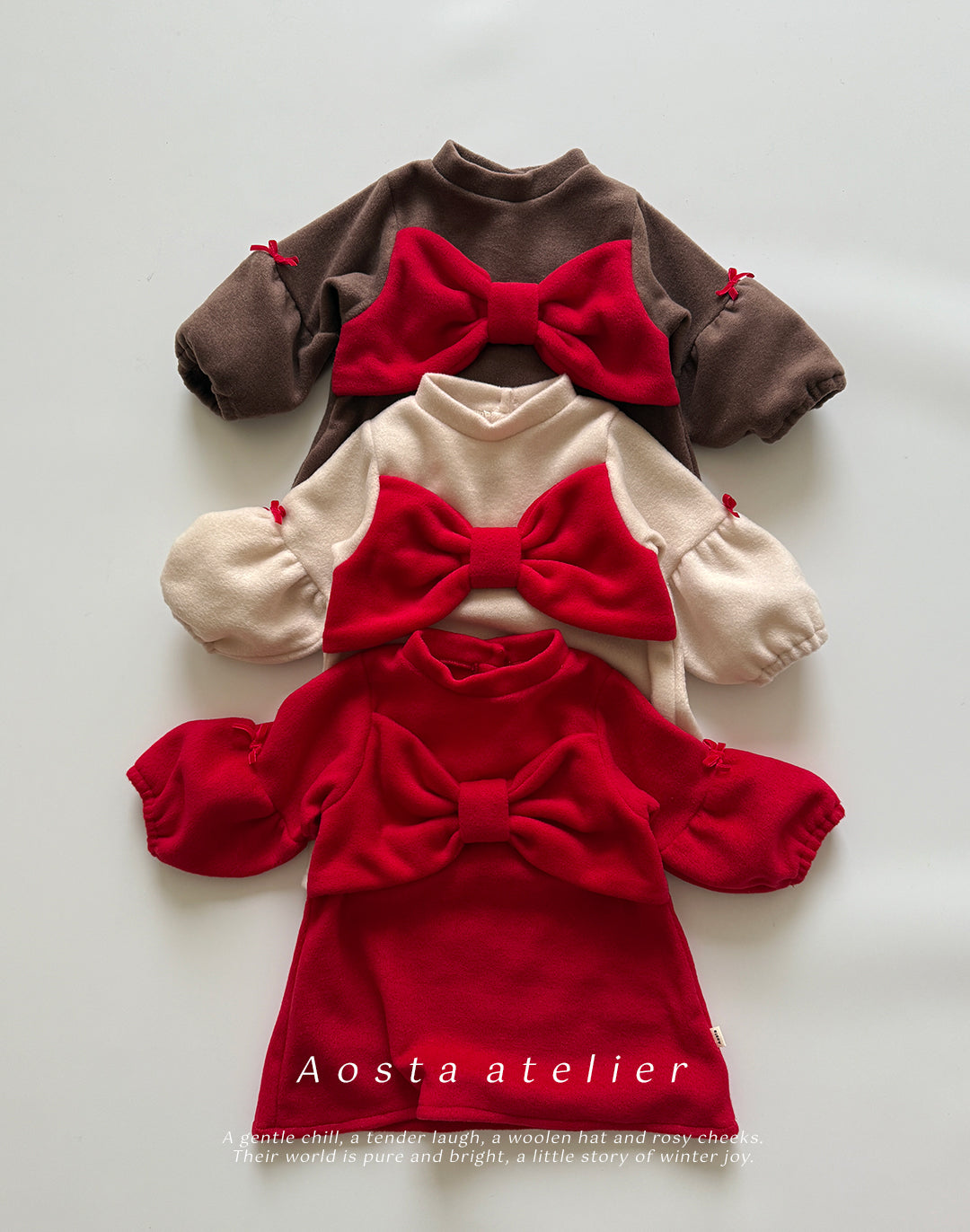 韓國童裝 25秋冬 | AO25449 Winter Dress