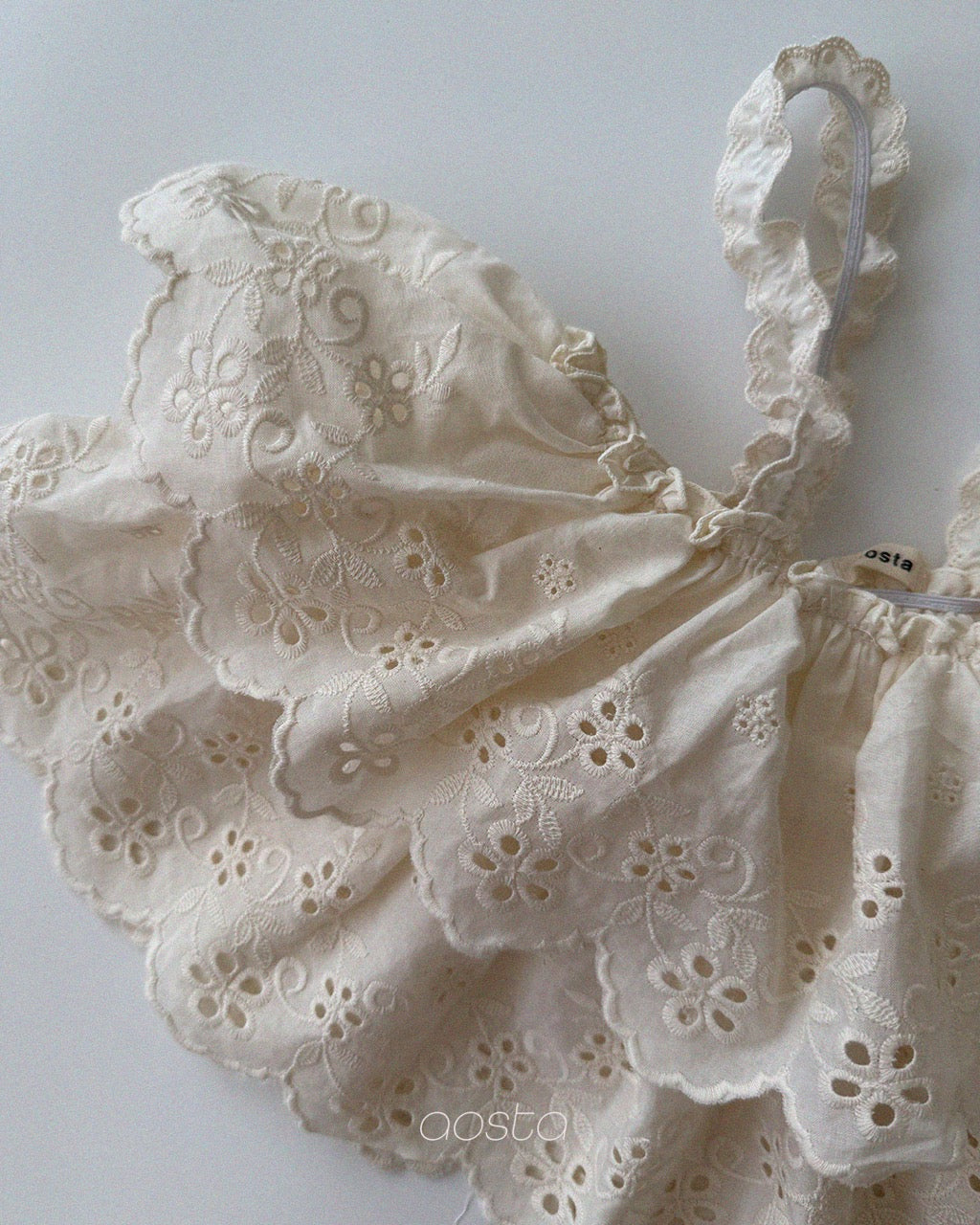 韓國童裝 26秋| AO23 Lace Cancan Blouse 襯衫 (FREE)