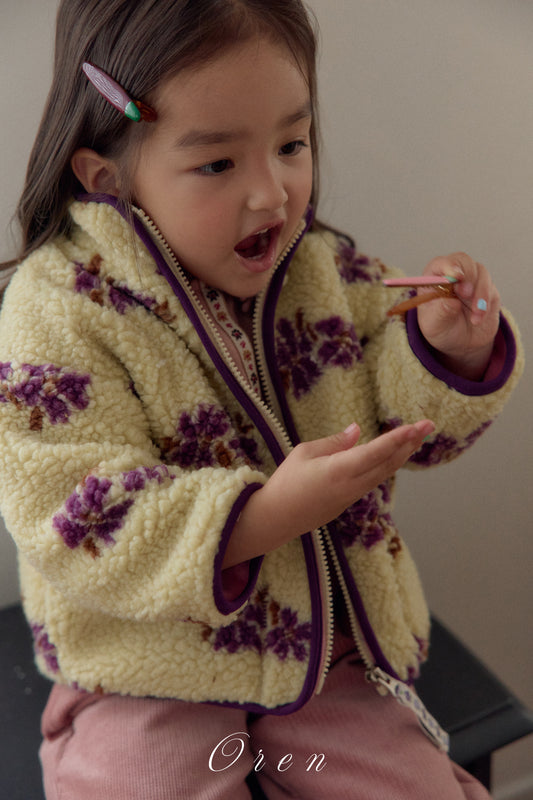 韓國童裝 25秋冬 | OR25407 Melo Flower Dumble Jumper