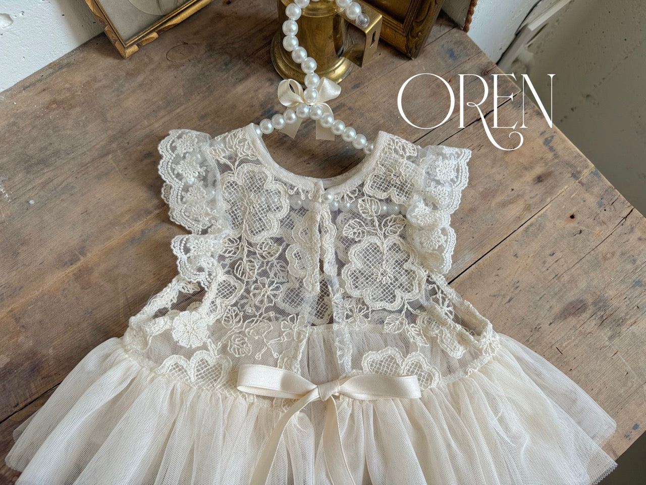 韓國童裝 25秋 | OR25306 Lace Vest