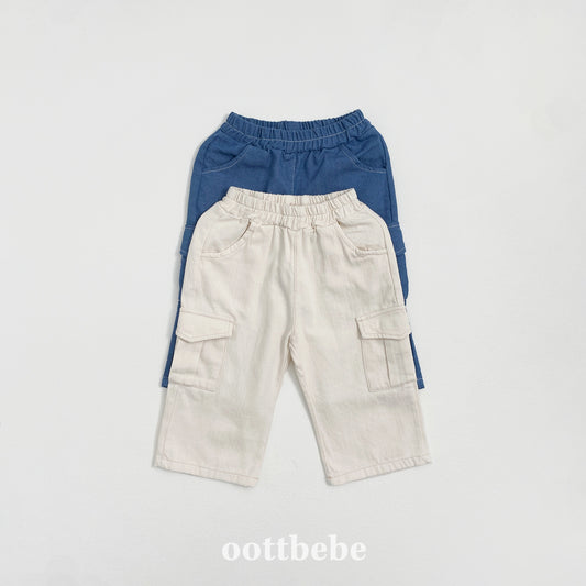 韓國童裝 | OT25367 Denim Pants