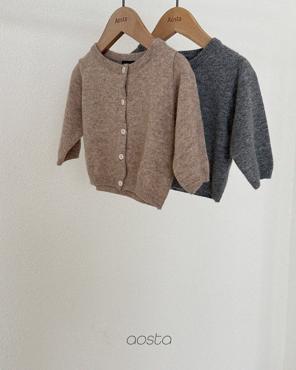 韓國童裝 26秋| AO06 Knit Cashmere Cardigan 外套 (70-110)