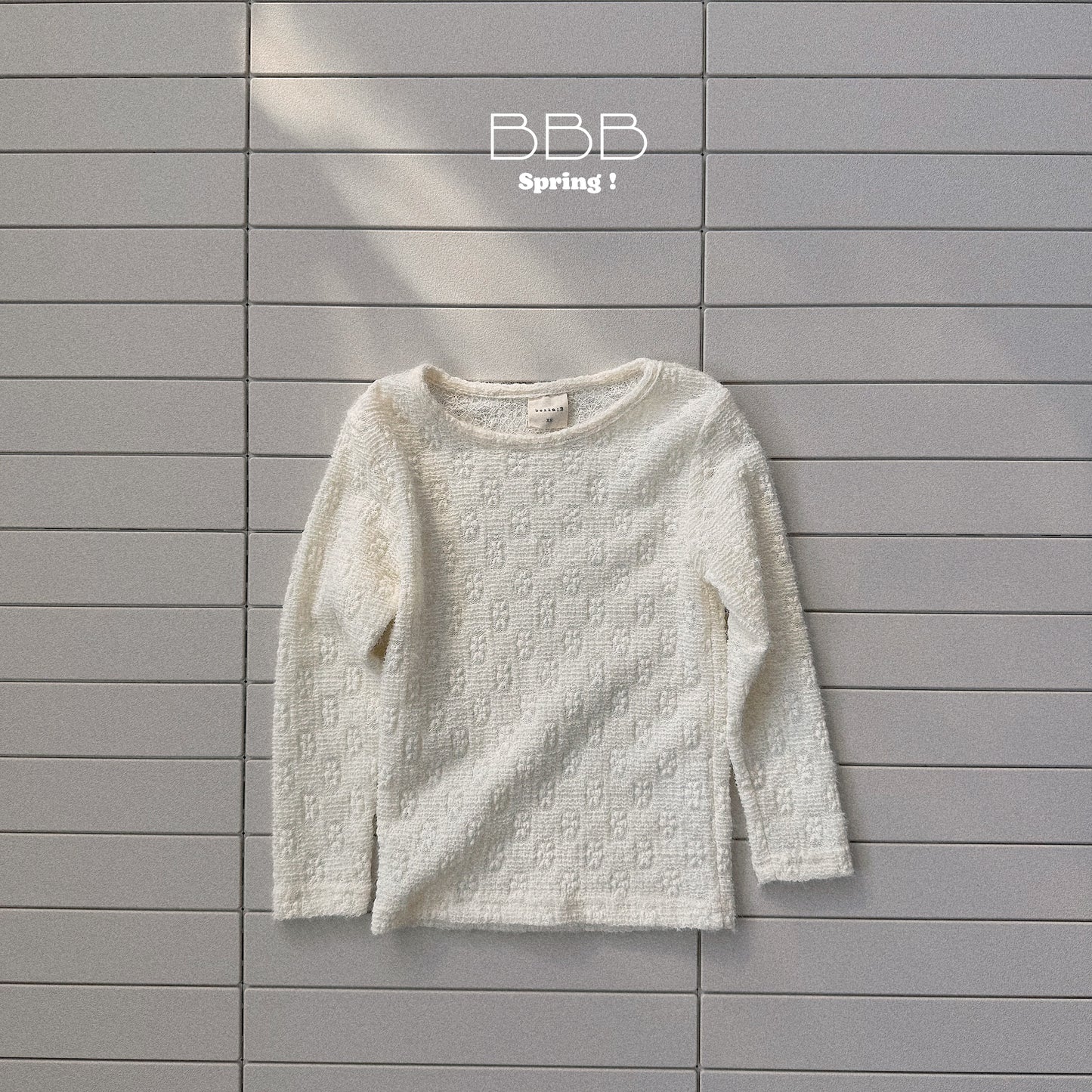 韓國童裝 26春 | BB07 Bebe Spring Floral Basic T-shirt (70-110cm)