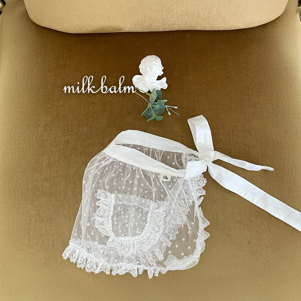 韓國童裝 26SS| MK25 Milk Apron Free Size