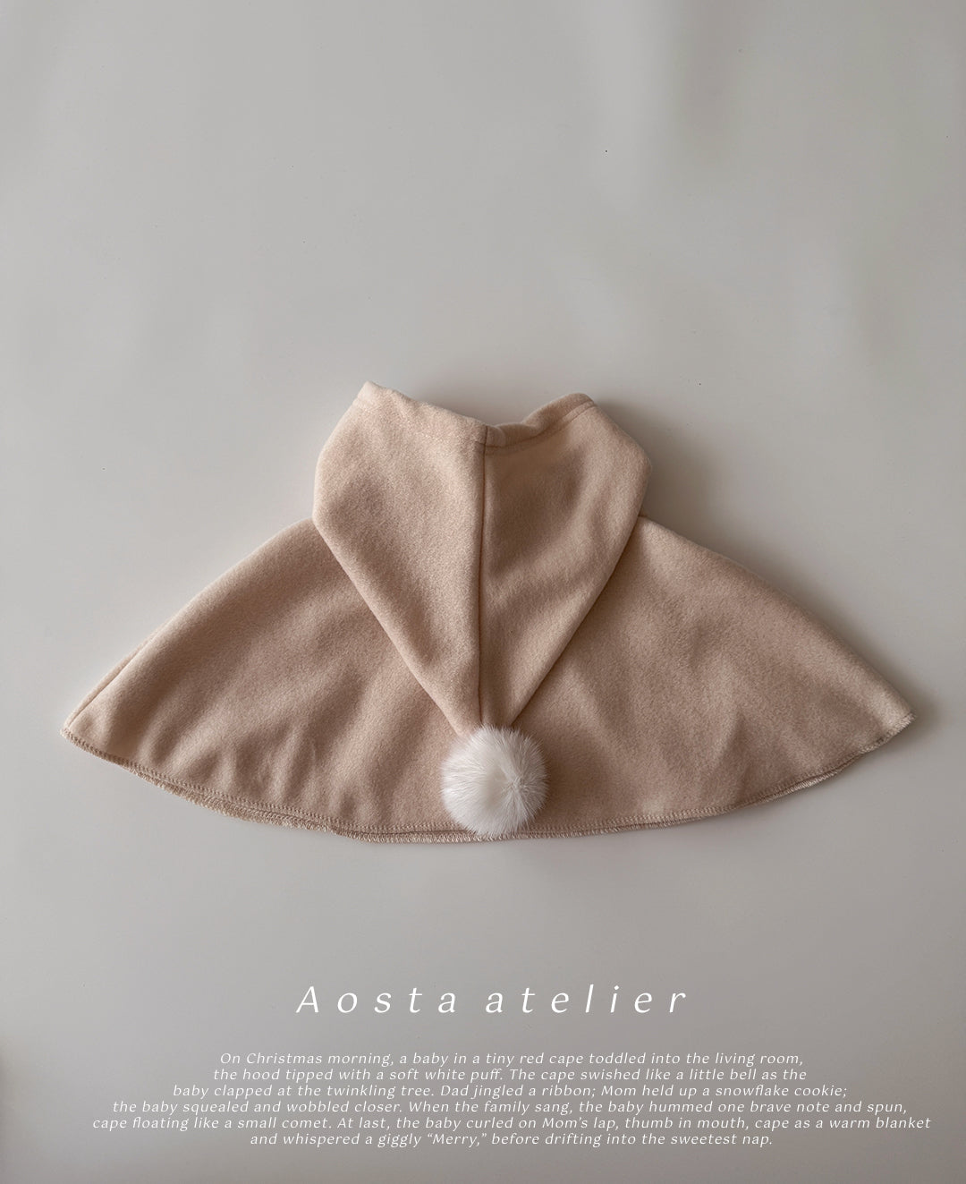 韓國童裝 25秋冬 | AO254341 Winter Cone Cape