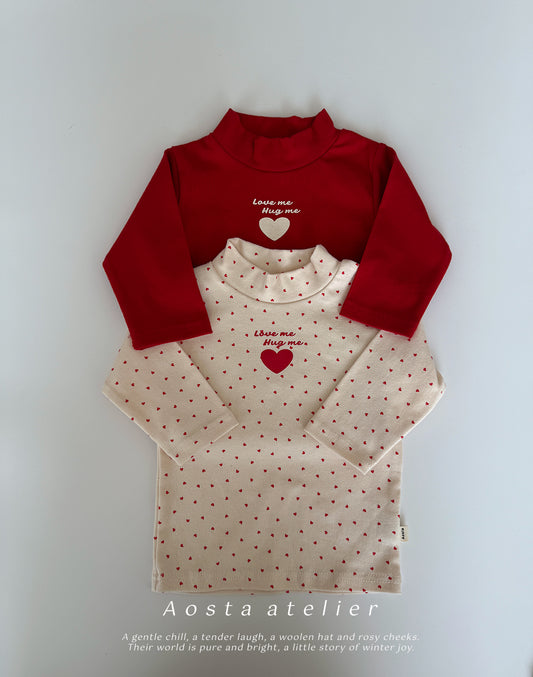 韓國童裝 25秋冬 | AO2423 Love Me Turtleneck