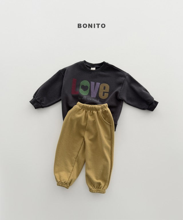 韓國童裝 26秋| BT32 Love Sweatshirt 衛衣 (80-140)