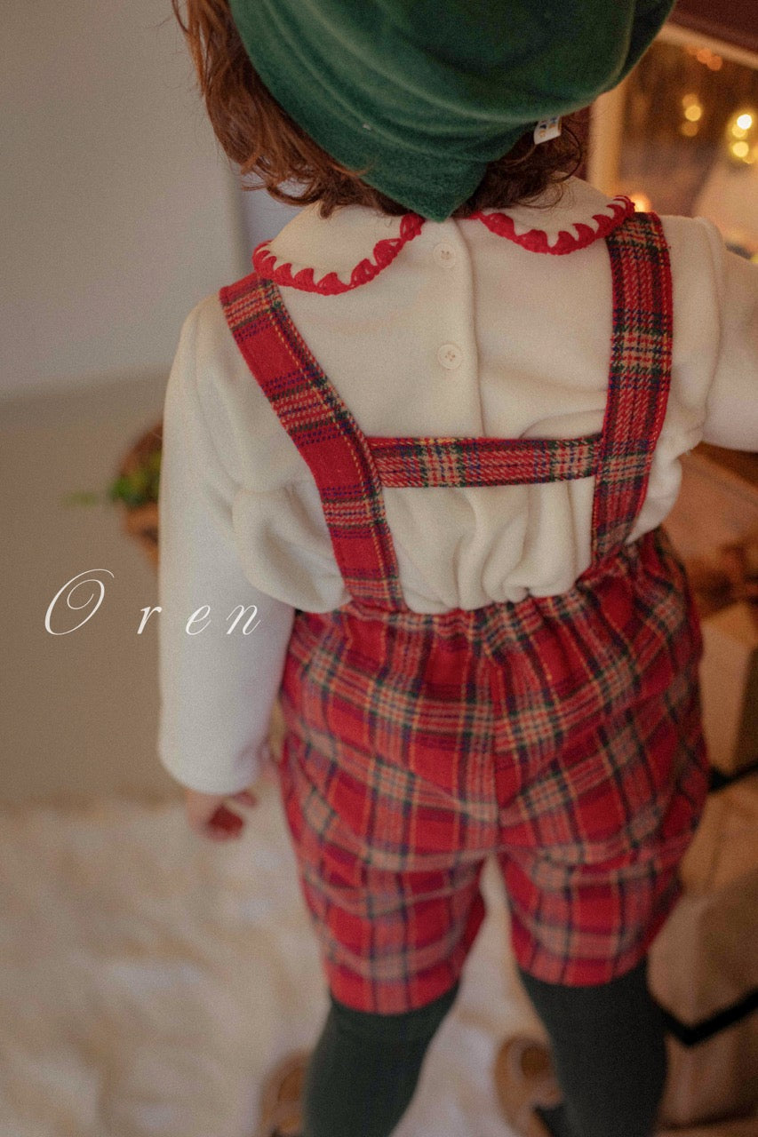 韓國童裝 25秋冬 | OR25504 聖誕款 Melo Blouse