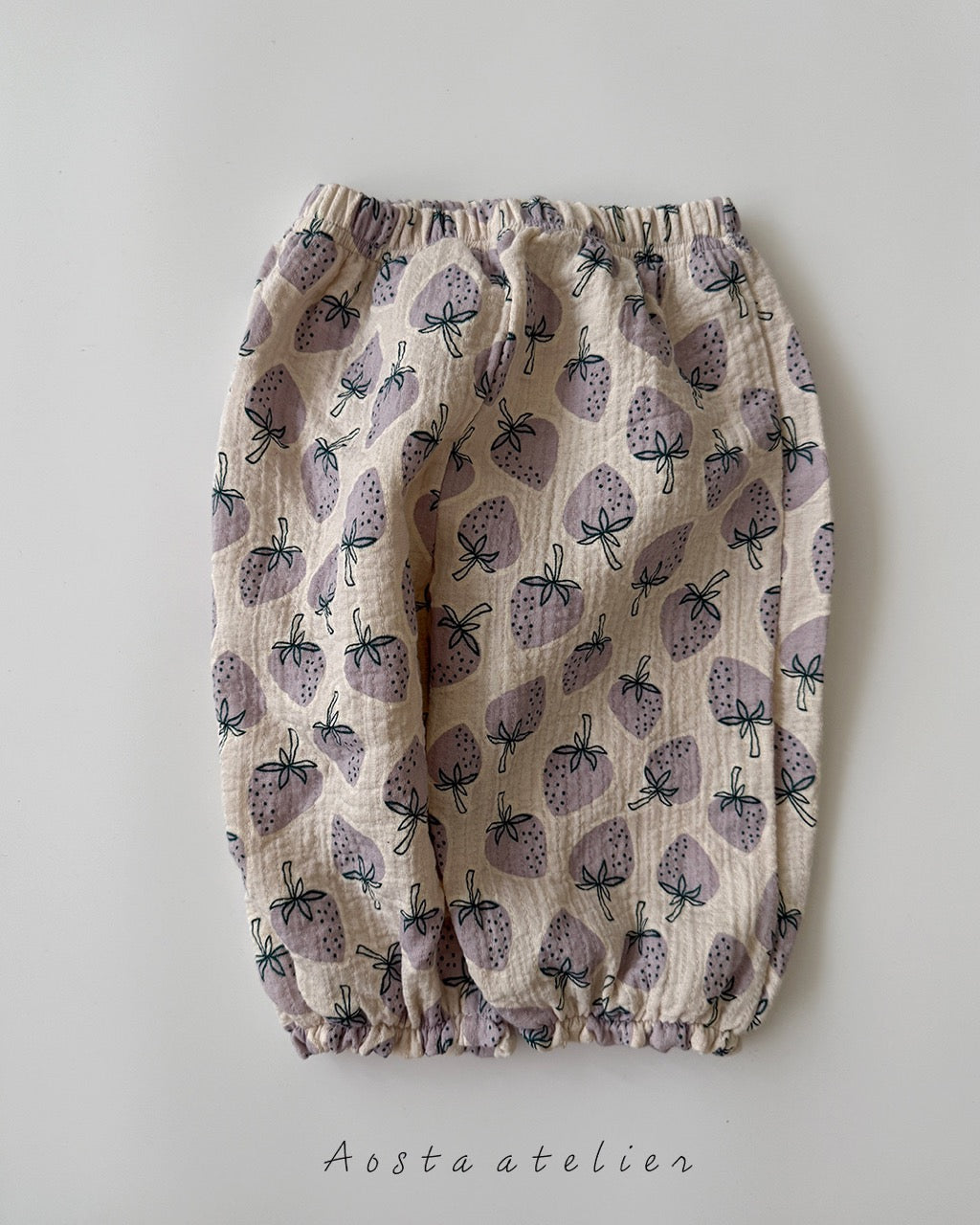韓國童裝 26秋| AO14 Strawberry Pants 褲子 (70-110)