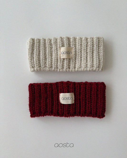 韓國童裝 26秋| AO09 Knit Cookie Headband 髮帶 (FREE)