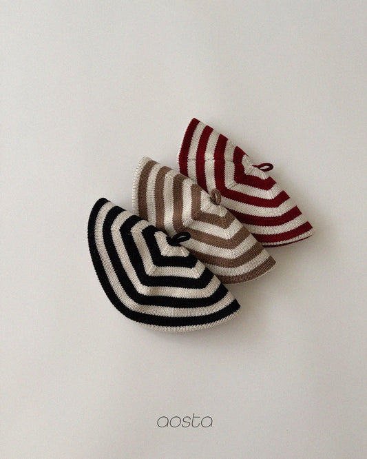 韓國童裝 26秋| AO07 Knit Cookie Beret 帽子 (FREE)