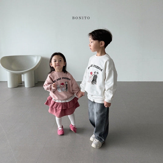 韓國童裝 25秋| BT25329 FRIEND MTM (70-140CM)