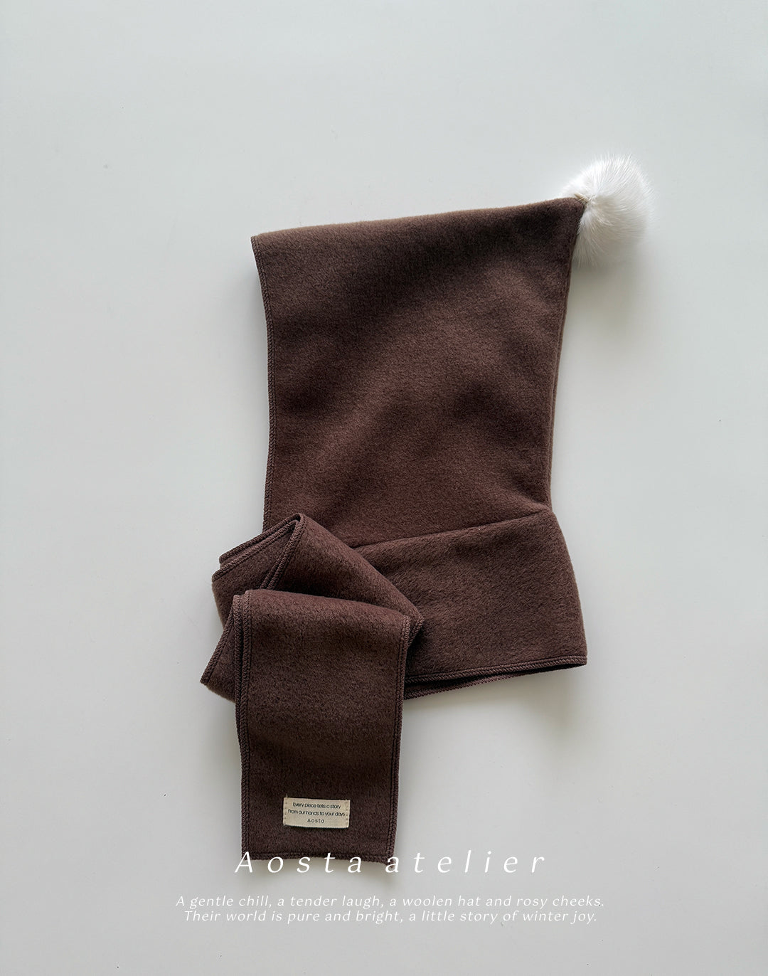 韓國童裝 25秋冬 | AO25440 Winter cone Muffler