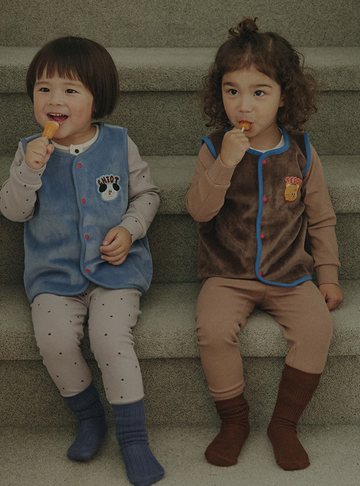 25FW 新款 室內服團購 (30/9截單) Vest (90-140) V76