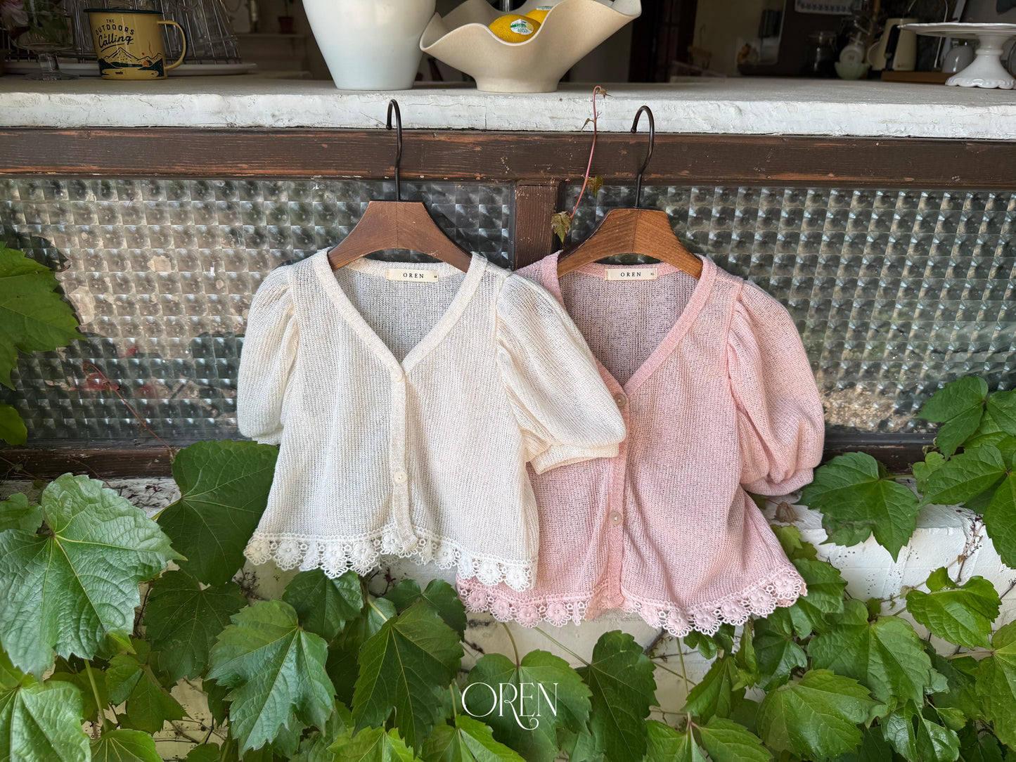 韓國童裝 26夏| OR77 Chacha Linen Cardigan 恰恰亞麻針織外套 (90-120)