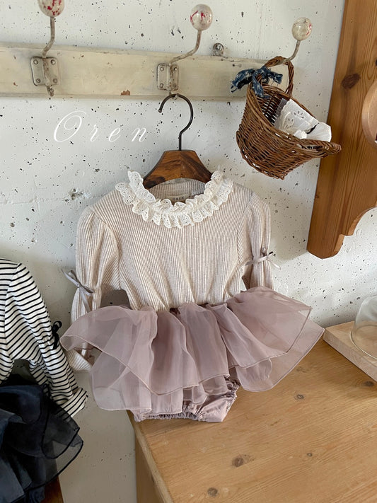 韓國童裝 25秋 | OR25320 Marinette organza Baby Suit