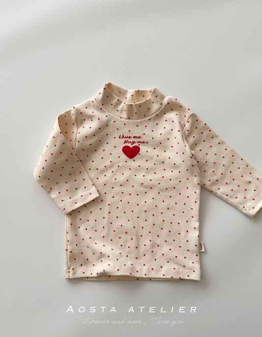 韓國童裝 25秋冬 | AO2423 Love Me Turtleneck