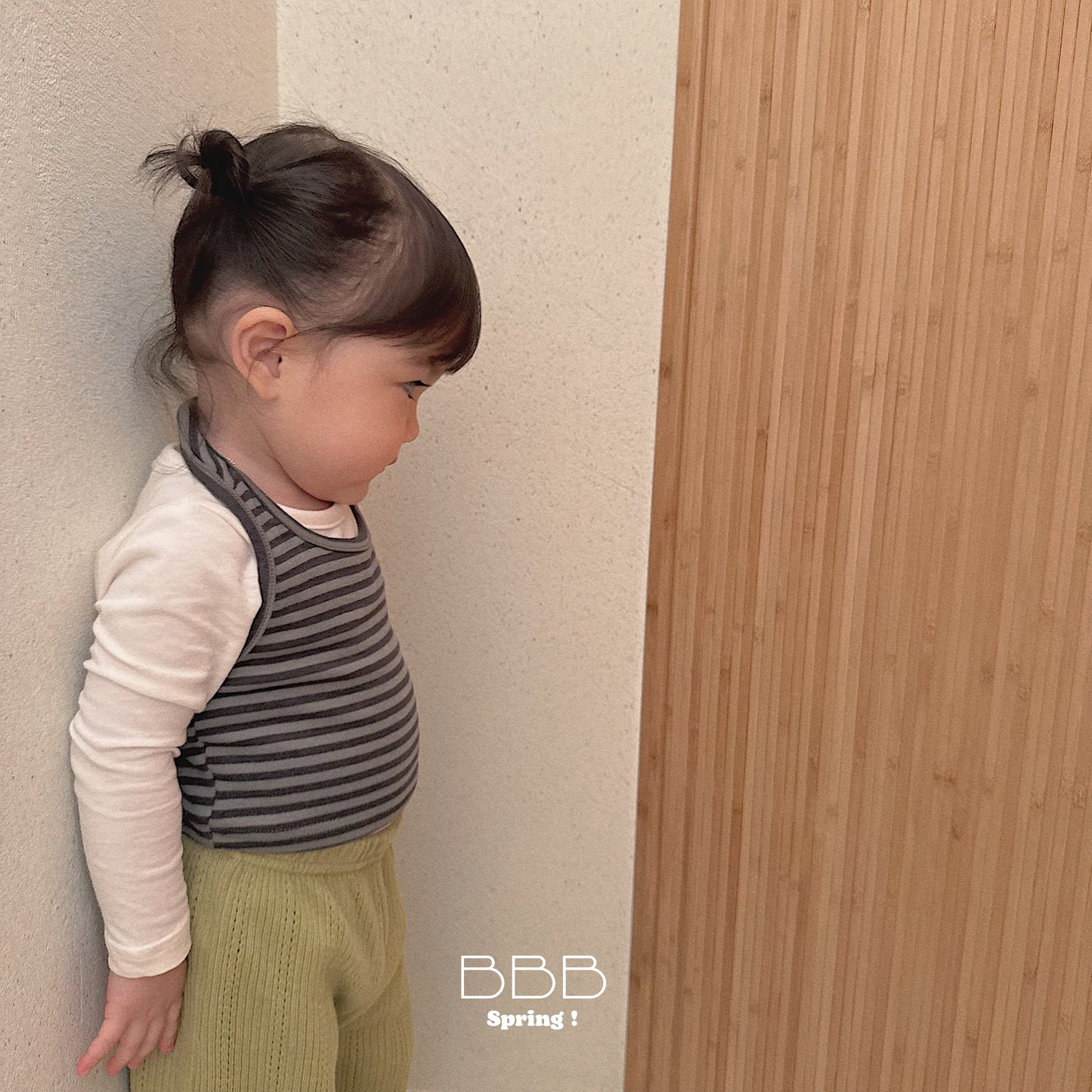 韓國童裝 26春 | BB20 Bebe Stripe Sleeveless (70-110cm)