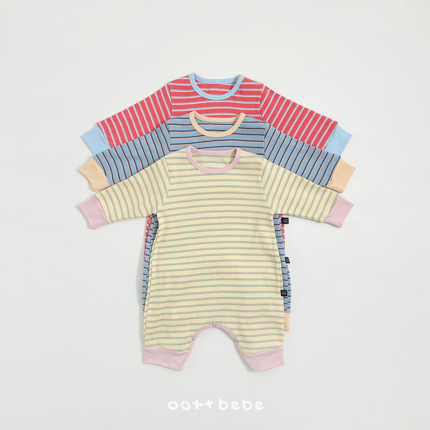 韓國童裝 26SS | OT05 Apollo Stripe Baby Suit (55-75cm)