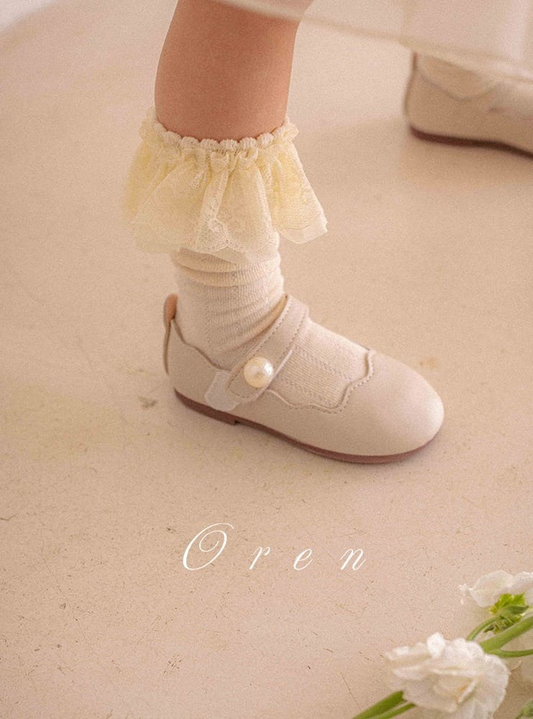 現貨▷ 韓國童裝 童襪 Oren Lace Socks
