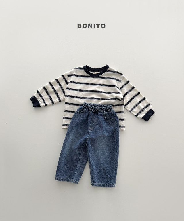 韓國童裝 26秋| BT19 Haru St Ribbed Tee 上衣 (80-140)