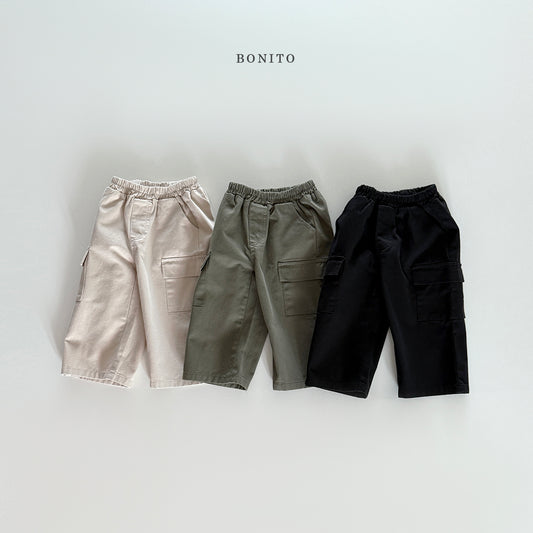 韓國童裝 25秋| BT25341 POCKET PANTS (70-140CM)