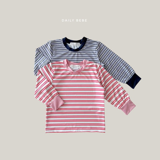 韓國童裝 26夏| DD06 Striped Rash Guard Tee (75-140cm)