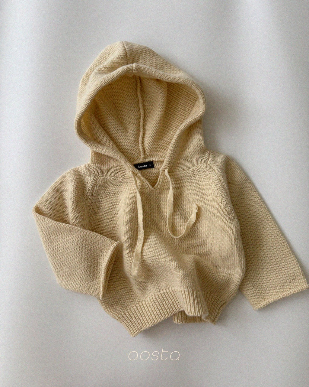 韓國童裝 26秋| AO10 Knit Cookie Hoodie 連帽衫 (70-110)