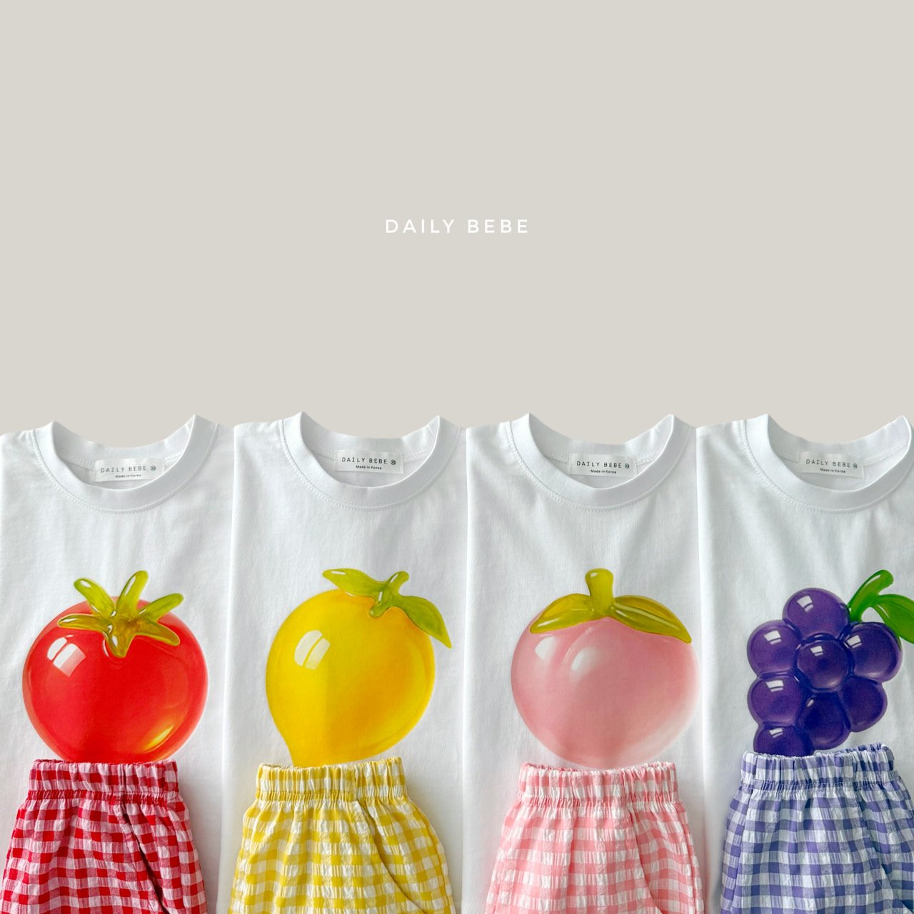 韓國童裝 26夏| DD03 Fruit Jelly Set (75-140cm)