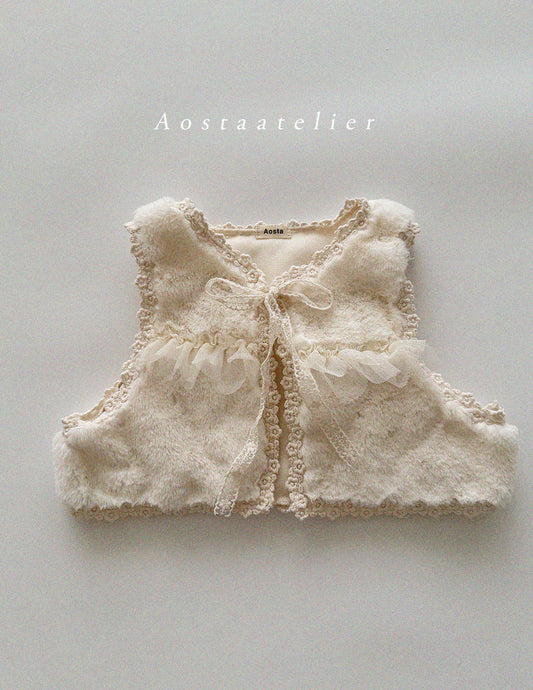 韓國童裝 25秋冬 | AO25460 Open Vest