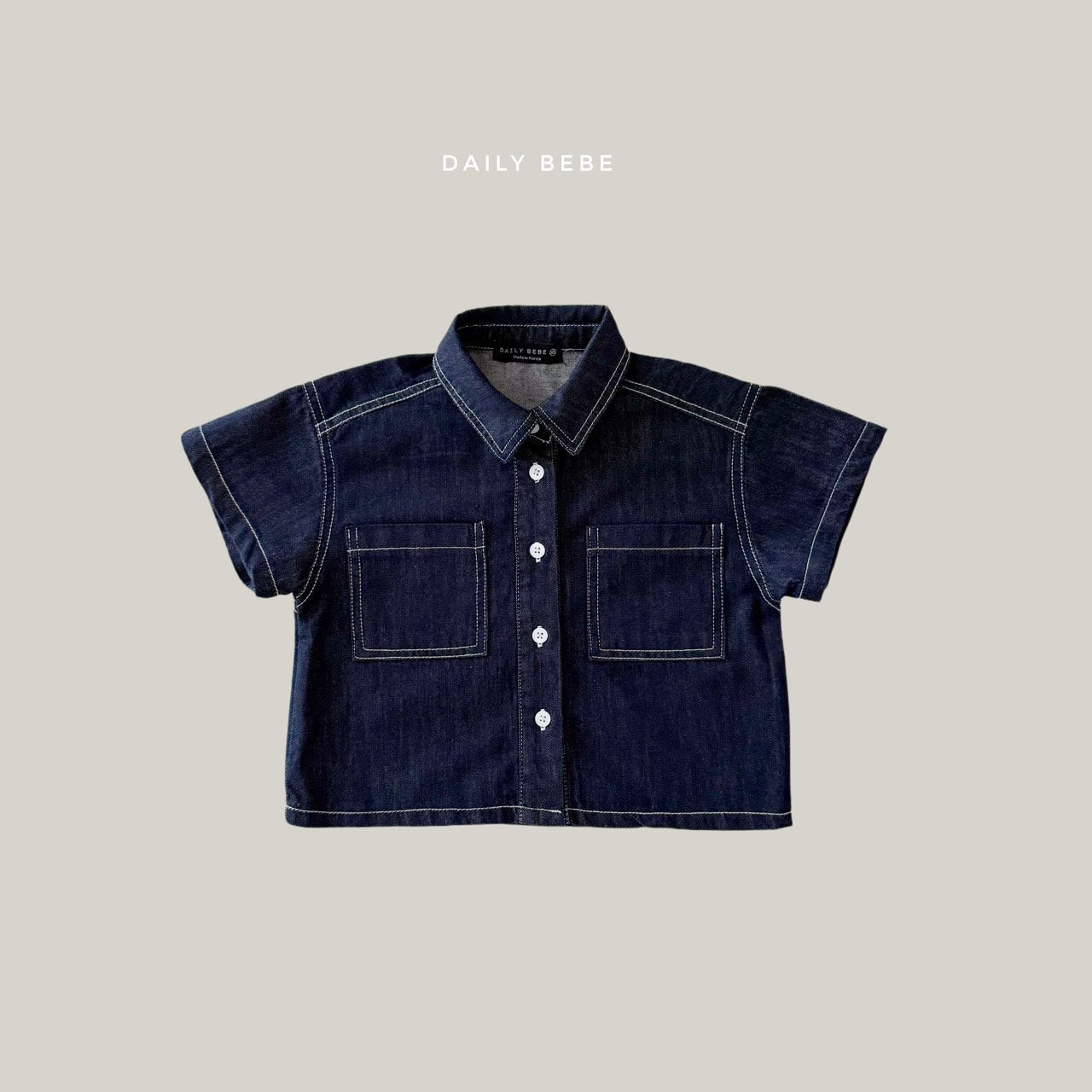 韓國童裝 26夏| DD26 Work Denim Shirt (75-140cm)