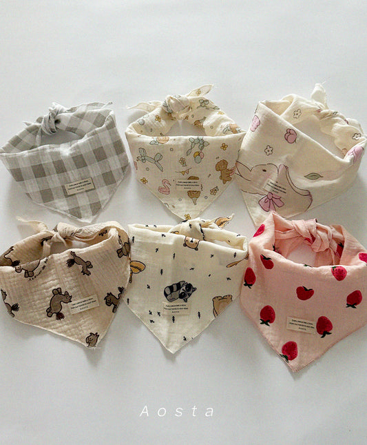 韓國童裝 26春 | AO26123 Bongbong Scarf