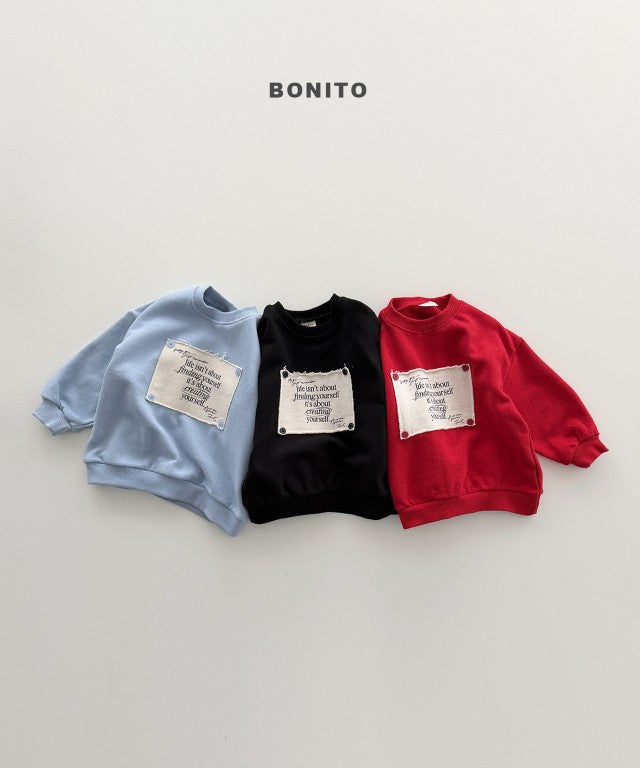 韓國童裝 26秋| BT33 Remember Button Sweatshirt 衛衣 (80-140)