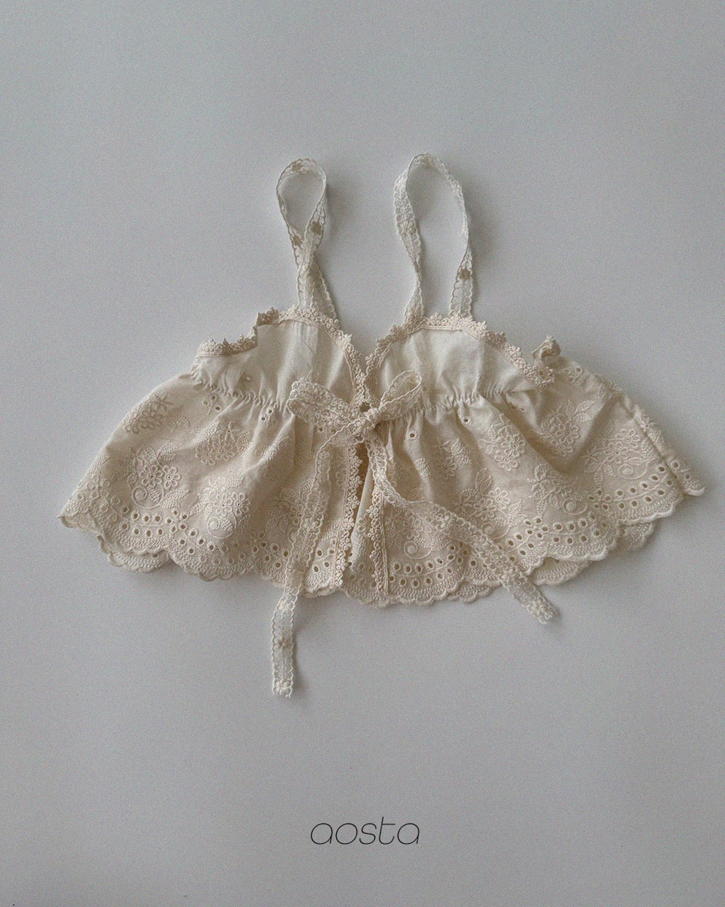 韓國童裝 26秋| AO18 Lace Bustier 吊帶背心 (FREE)