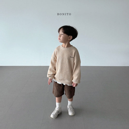 韓國童裝 25秋| BT25313 KNIT MTM  (70-140CM)