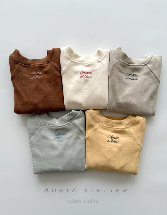 韓國童裝 25秋冬 | AO25451 Text Tee