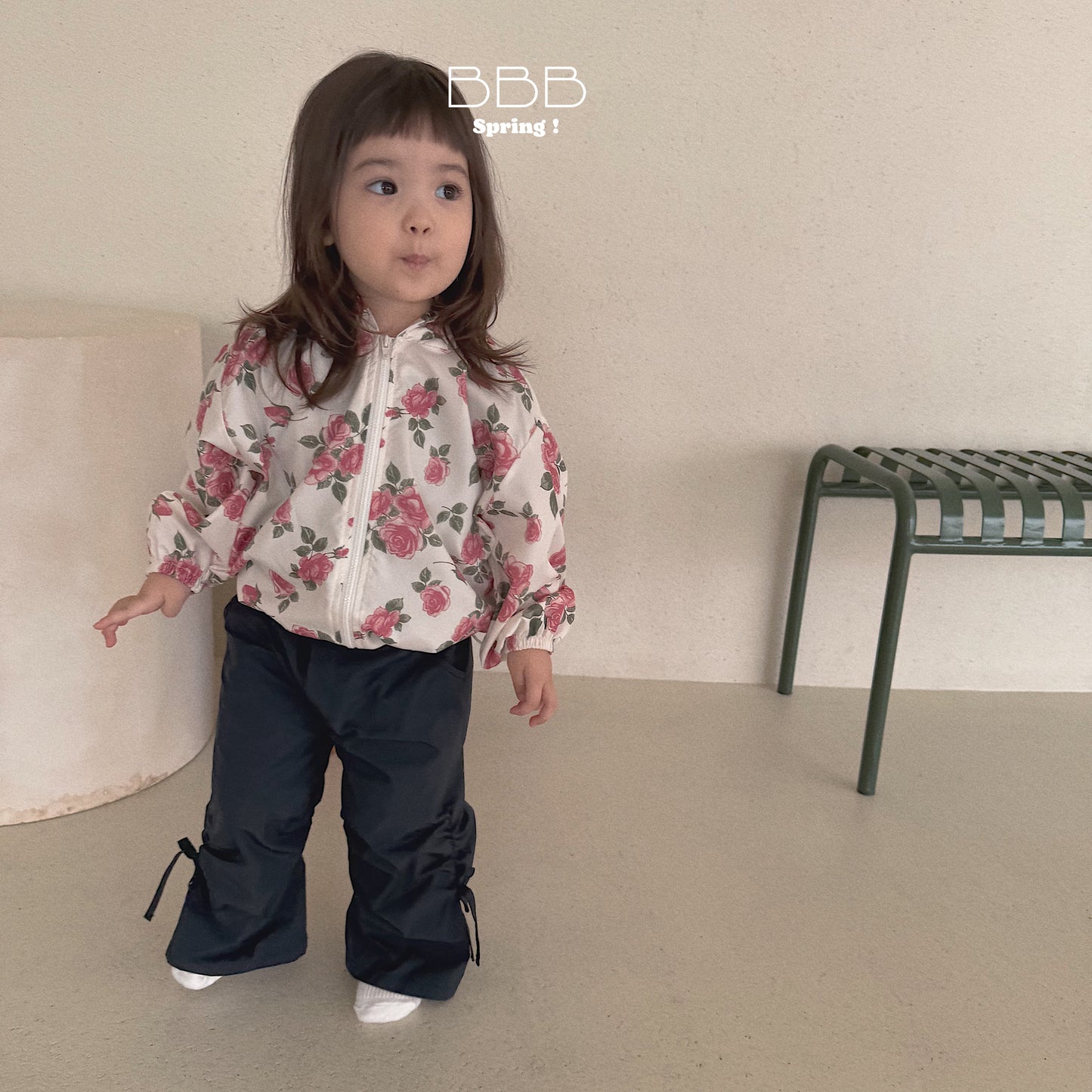 韓國童裝 26春 | BB38 Bebe Stripe Jogger Pants (70-110cm)